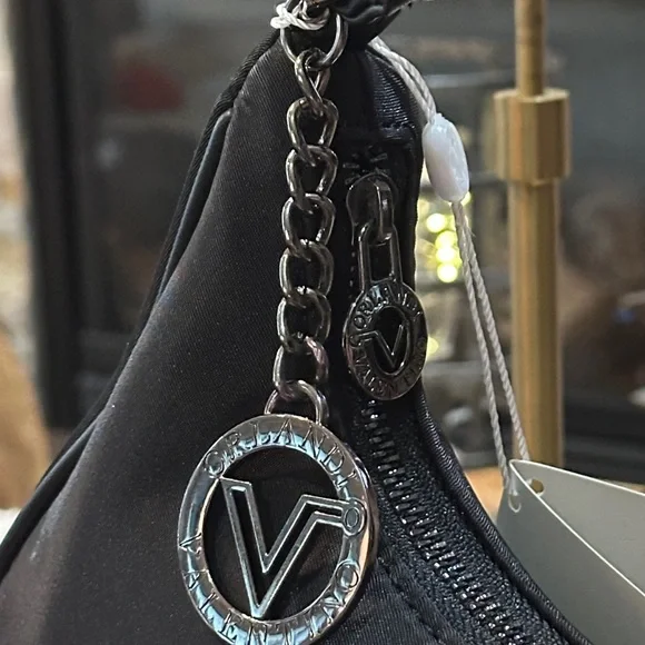 Authentic Valentino Orlandi Shoulder Bag, Style V-3105 in Black NWT & Uncarried